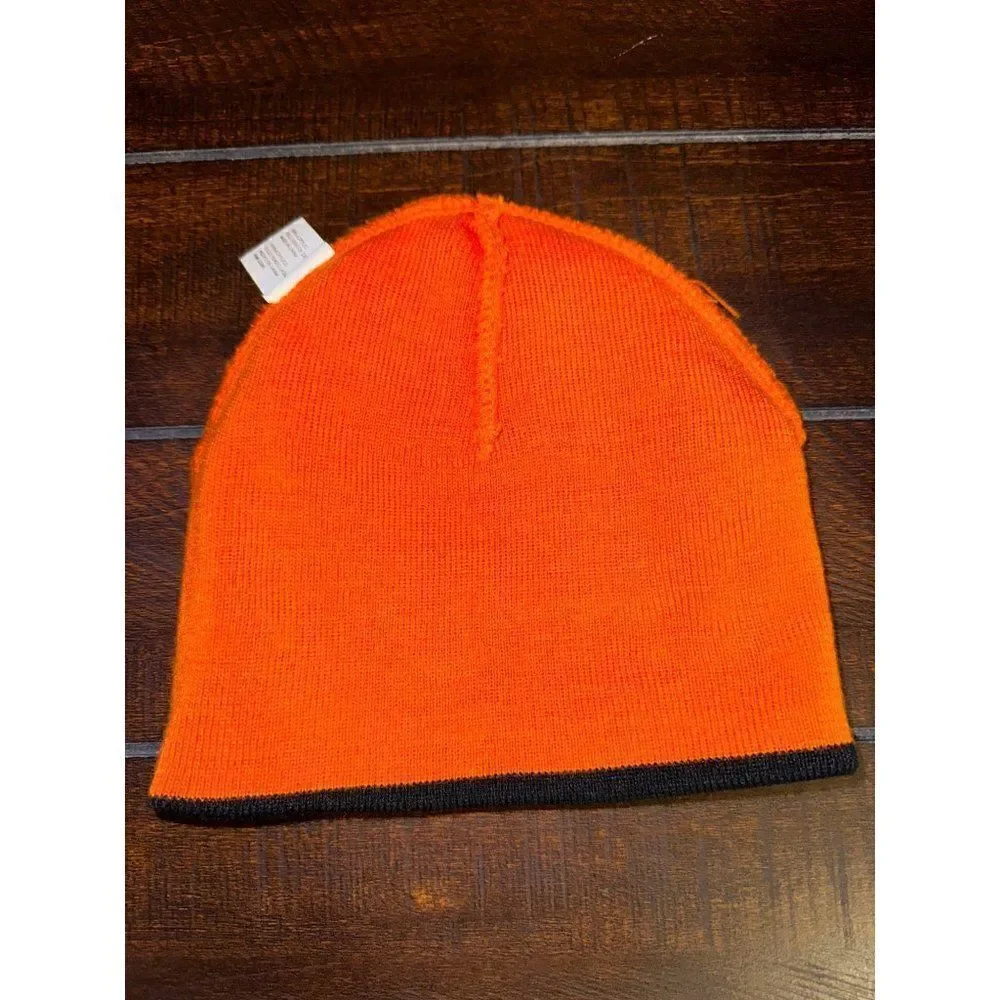 Tony Stewart 20 Orange & Black Beanie Hat Toboggan‎